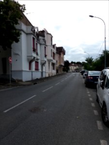 Vichy - Boulevard de l'Hôpital, vers le sud, depuis l'avenue de la République