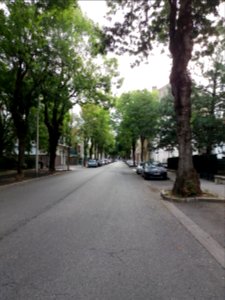 Vichy - Avenue Poncet, depuis l'avenue Thermale