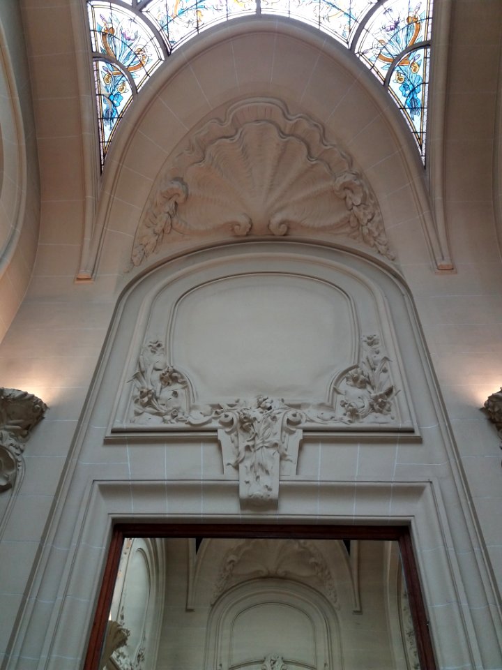 Vichy - Palais des Congrès, intérieur, haut de porte