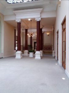 Vichy - Palais des Congrès, intérieur, colonnes