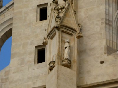 Vienne - Cathédrale Saint-Maurice - Tour nord - Statues 01