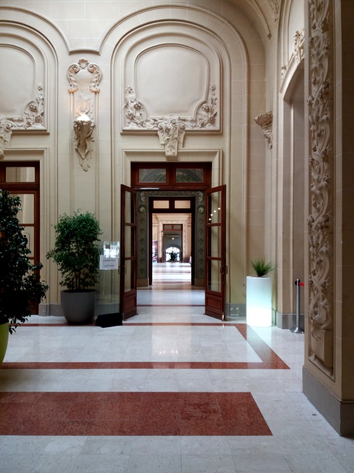 Vichy - Palais des Congrès, intérieur, grands halls