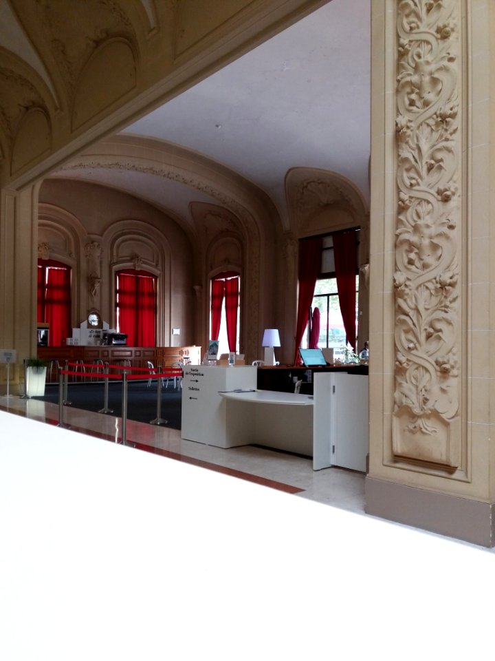 Vichy - Palais des Congrès, intérieur, hall d'accueil