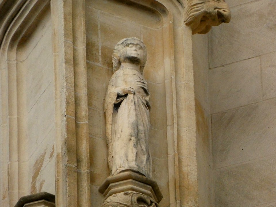 Vienne - Cathédrale Saint-Maurice - Tour nord - Statues 02