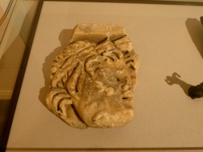 Vienne - Musée cloître de Saint-André-le-Bas - Satyre, bas-relief en marbre