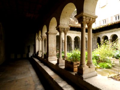 Vienne - Abbaye Saint-André-le-Bas -Cloître - Colonnes
