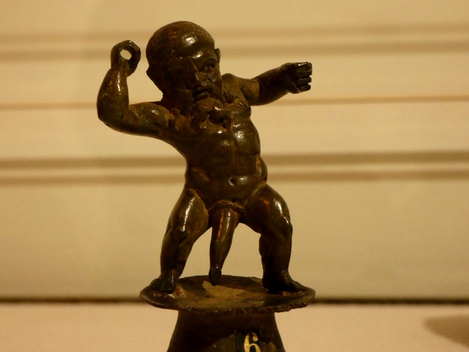 Vienne - Musée cloître de Saint-André-le-Bas - Silène, statuette ithyphallique en bronze