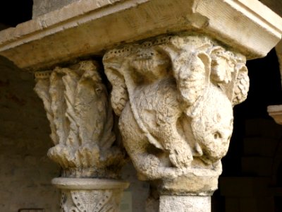 Vienne - Abbaye Saint-André-le-Bas -Cloître - Chapiteaux