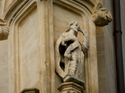 Vienne - Cathédrale Saint-Maurice - Tour nord - Statues 04