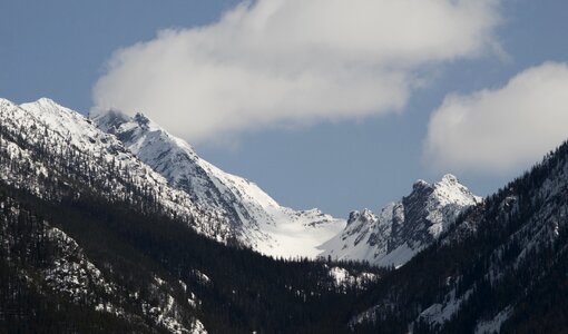 Nature mountain peak landscape
