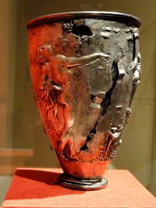 Vicarello Goblet, 20 BC - 20 AD, Roman, Italy, Vicarello, Augustan Period, silver - Cleveland Museum of Art - DSC08307