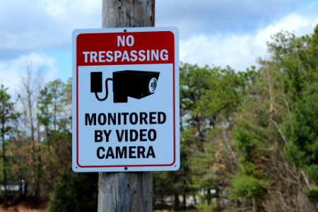 Video Surveillance Sign