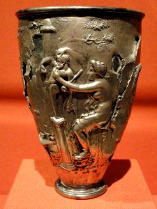 Vicarello Goblet, 20 BC - 20 AD, Roman, Italy, Vicarello, Augustan Period, silver - Cleveland Museum of Art - DSC08305