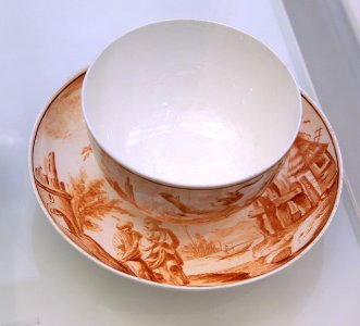 Victoria and Albert Museum Glassware 17042019 Cup and saucer Glass Venice 1730-1745 7228