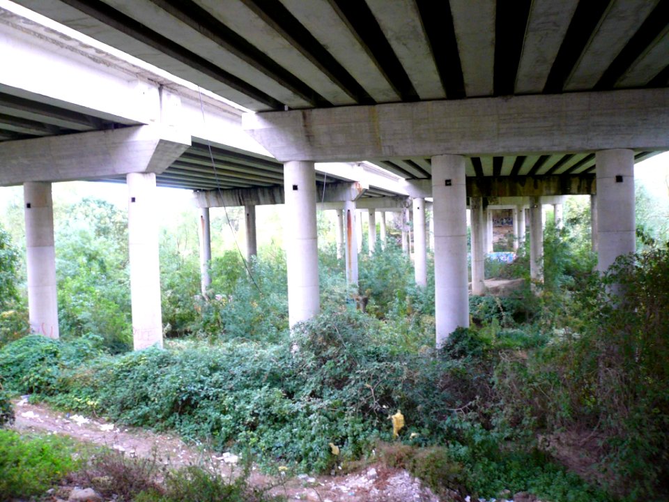 Viaducto de la AP-1 sobre el Ebro a su paso por Suzana, Miranda de Ebro (Burgos)