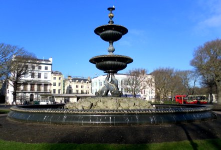 Victoria Fountain, Old Steine, Brighton (NHLE Code 1380682) (January 2012)