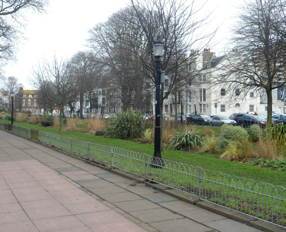 Victoria Gardens (Northern Section), Grand Parade, Brighton (January 2015)
