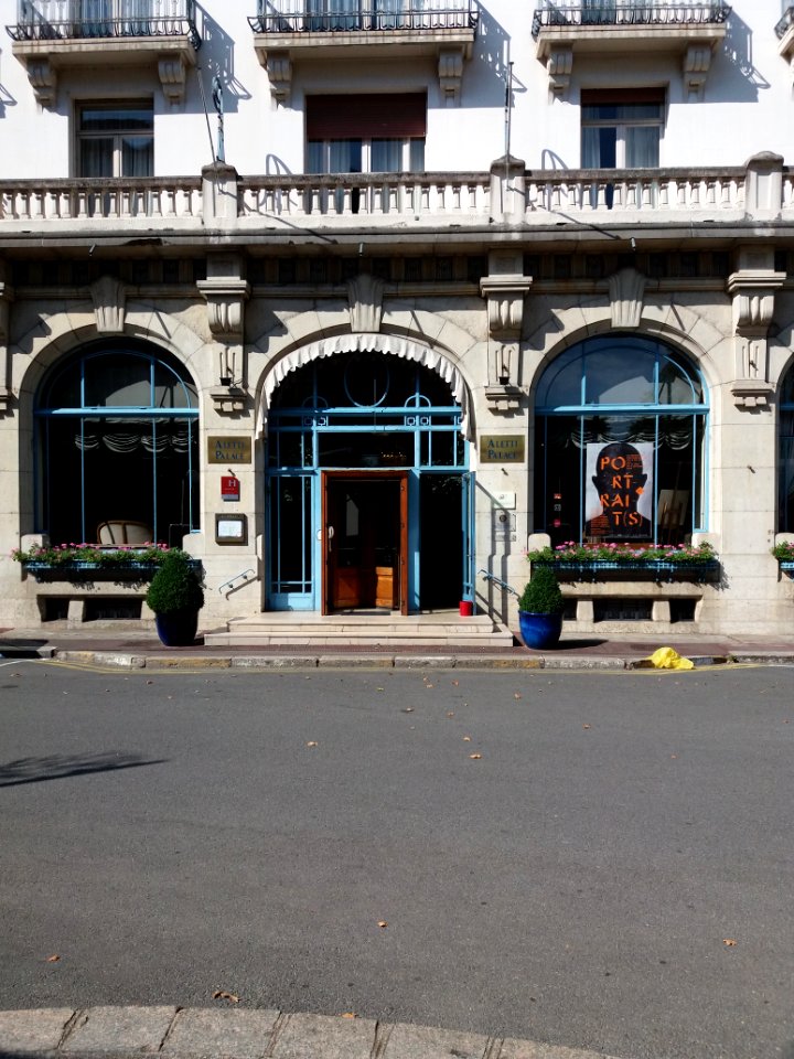 Vichy - Place Joseph Aletti, Aletti Palace, entrée