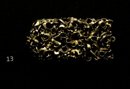 Victoria and Albert Museum Jewellery 11042019 Belt end Gilded silver Germany About 1520 2951