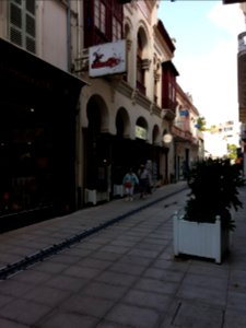 Vichy - Rue Sornin, librairie A la page, musée surréaliste François Boucheix