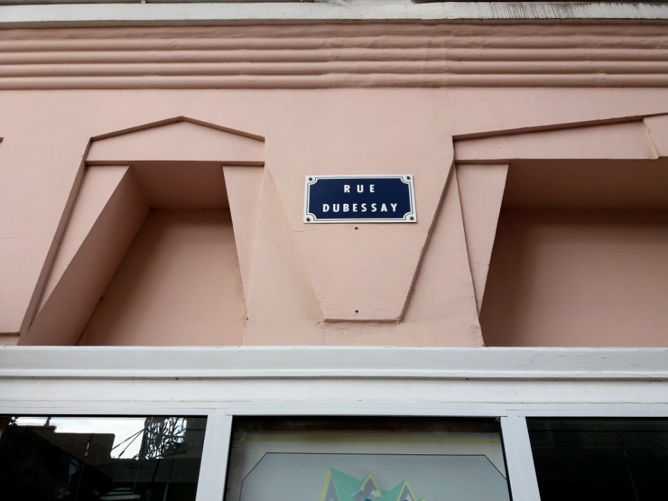 Vichy - Rue Dubessay, plaque