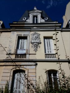 Vichy - Boulevard des États-Unis, maison au numéro 119, haut de la façade
