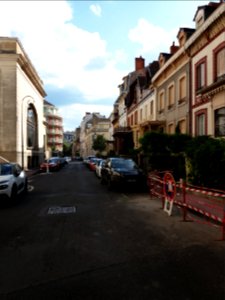 Vichy - Rue Alquié, vers le sud, depuis la rue Petit