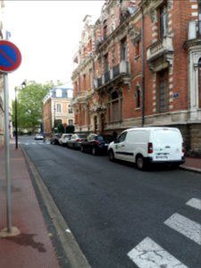 Vichy - Rue de Belgique, depuis le boulevard des États-Unis