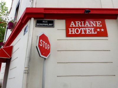 Vichy - Rue Beauparlant, plaque