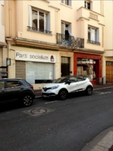 Vichy - Rue Nicolas Larbaud, ancienne permanence du Parti socialiste