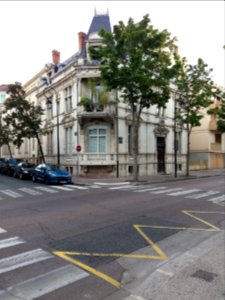 Vichy - Boulevard des États-Unis, maison au numéro 112, à l'angle de la rue Prunelle