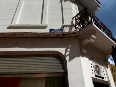Vichy - Rue de l'Intendance, plaque