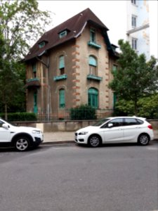 Vichy - Rue Maréchal Lyautey, maison du parc des Célestins