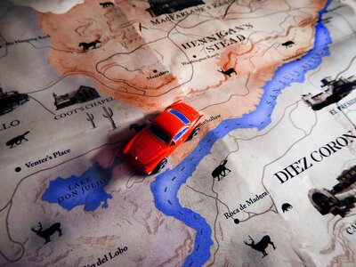 Map toy car