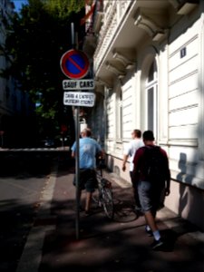 Vichy - Rue du Casino, Wikipédiens en balade