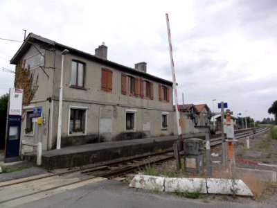 Voyenne (Aisne) la gare