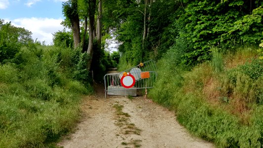 Vroenhoven-wegafsluiting Bieslanderweg (zuidwest)