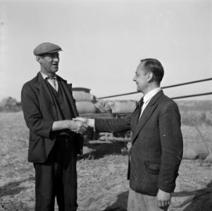 Vrijwilligers helpen de boeren in de Noordoostpolder, Bestanddeelnr 900-5637