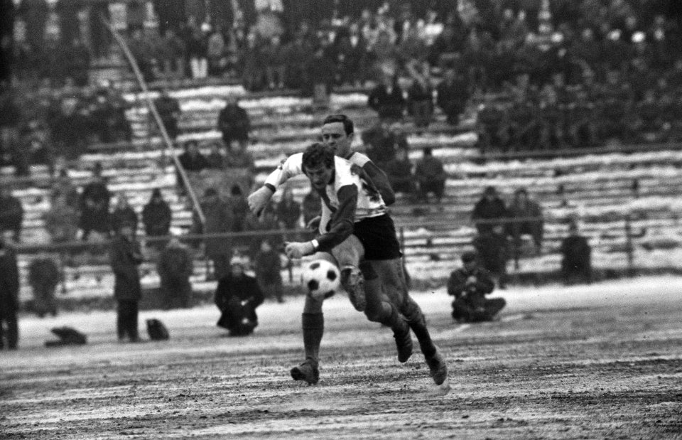 Vorwarts Berlin tegen Feyenoord 1-0 in Europa Cup I ., Bestanddeelnr 923-3157