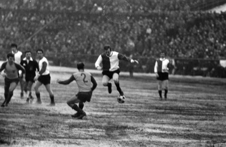 Vorwarts Berlin tegen Feyenoord 1-0 in Europa Cup I ., Bestanddeelnr 923-3156