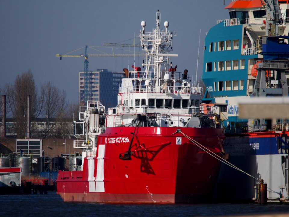 Vos Satisfaction (ship, 2007) IMO 9352224 Callsign PHKK IJ, Port of Amsterdam pic3