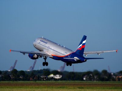 VP-BZQ Aeroflot - Russian Airlines Airbus A320-214 takeoff from Schiphol (AMS - EHAM), The Netherlands, 11june2014, pic-4