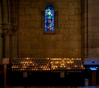 Votive candles of the Basilica of Sainte-Anne-de-Beaupré 2 photo