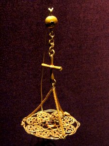 Votive Polycandelon, 500s AD, Byzantium, gold - Cleveland Museum of Art - DSC08366