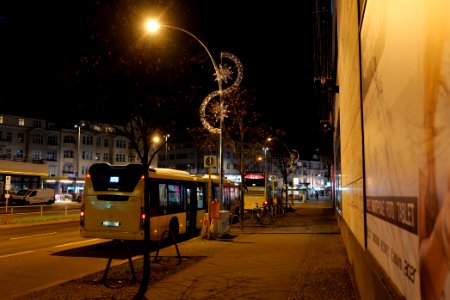 Walther-Schreiber-Platz Berlin-Friedenau at night 2021-01-07 03