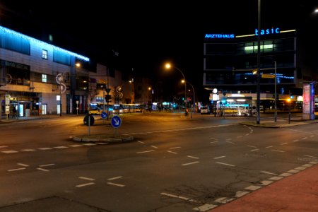 Walther-Schreiber-Platz Berlin-Friedenau at night 2021-01-08 02