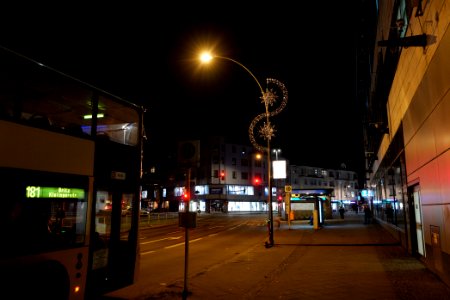 Walther-Schreiber-Platz Berlin-Friedenau at night 2021-01-07 04