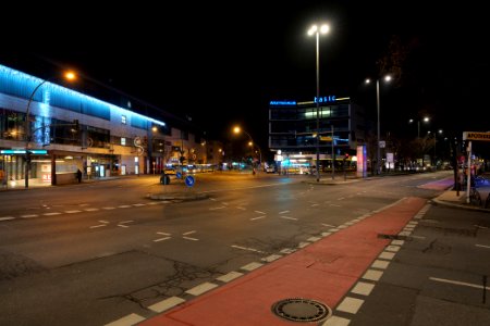 Walther-Schreiber-Platz Berlin-Friedenau at night 2021-01-08 01