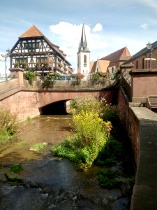Walzbach, Weingarten, Marktbrücke, Wlalk'sches Haus, Katholusche Kirche (3)