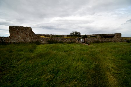 Walled Garden Circa 400 Yards North Of Lindisfarne Castle